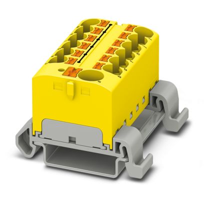 PTFIX 10/12X4-NS35A YE - Verteilerblock