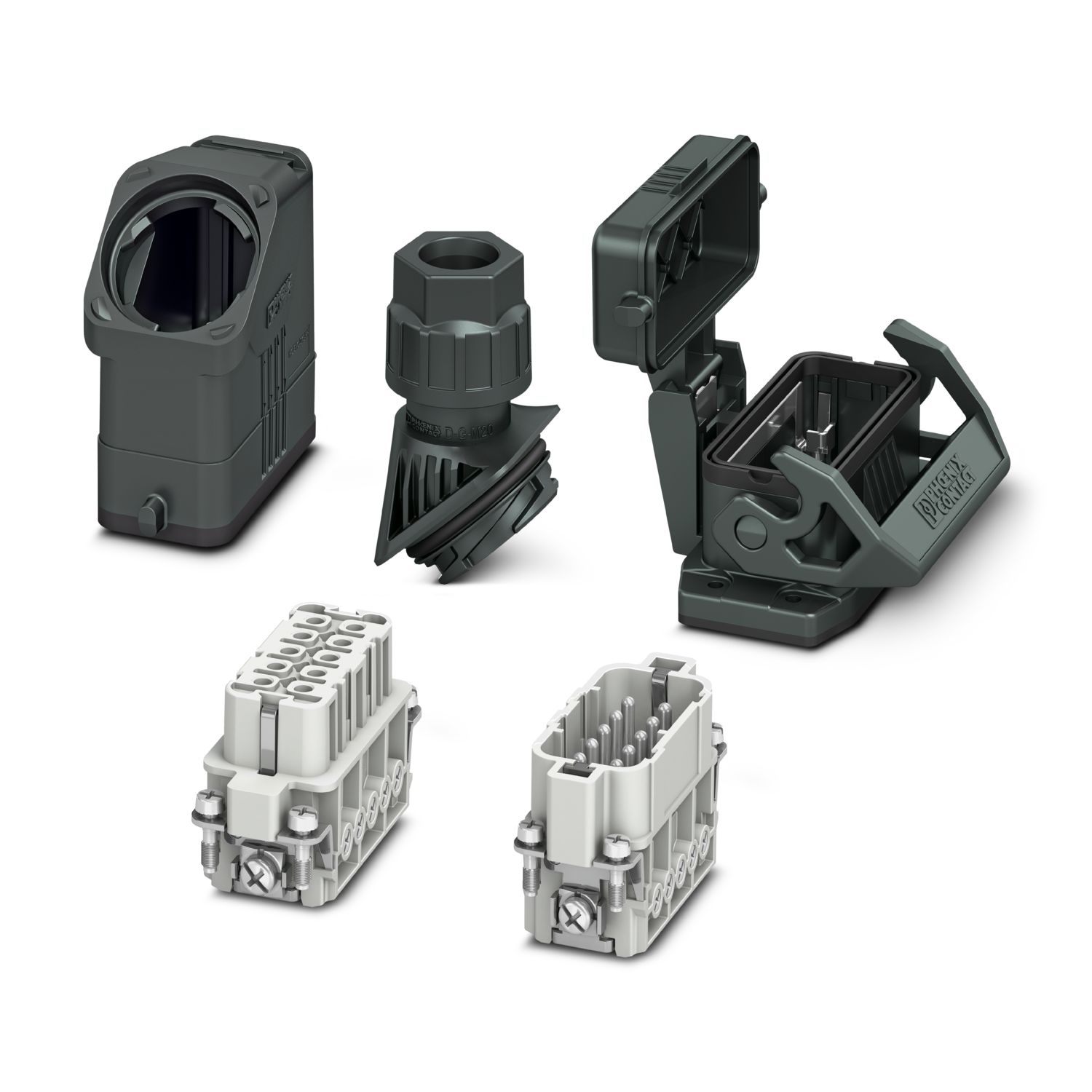 HC-EVO-A10UT-BWSC-HH-M20-PLRBK - Connector set - 1411357 HC-EVO-A10UT-BWSC-HH-M20-PLRBK - Connector set - 1411357