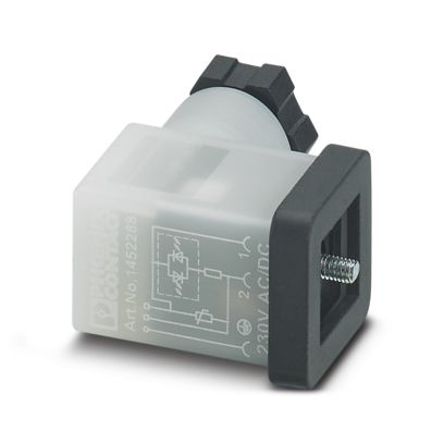 SACC-VB-3CON-M12/CI-1L-SV 24V - Valve connector - 1452291 SACC-VB-3CON-M12/CI-1L-SV 24V - Valve connector - 1452291