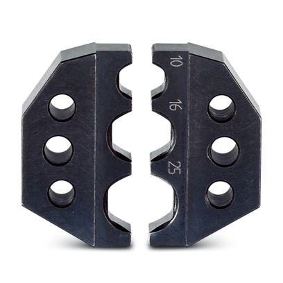 チェーンディテールブラックオールインワン KR30012 CRIMPFOX-RCT 25-1/DIE - Replacement die - 1212300 | Phoenix Contact