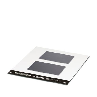 LS-EMLP-AL (100X60) BK CUS - Gerätemarker