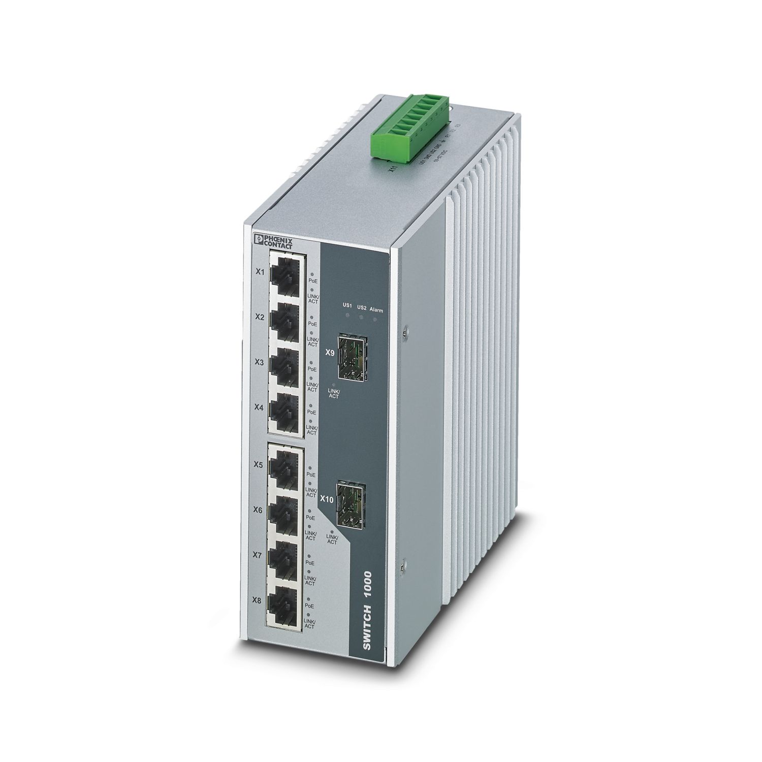 FL SWITCH 1000T-8POE-GT-2SFP - Industrial Ethernet Switch FL SWITCH 1000T-8POE-GT-2SFP - Industrial Ethernet Switch