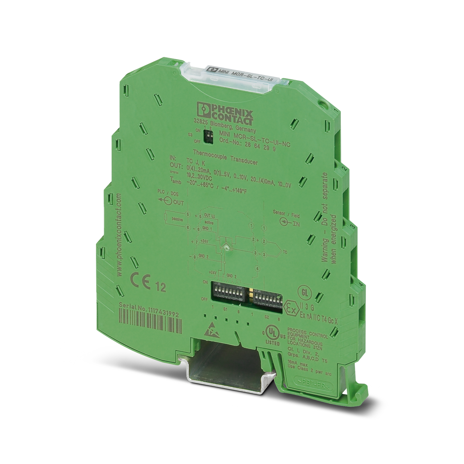 Mini MCR-SL-TC-UI Temperature Transmitter (2864448) - Industrial-Grade Sensor For Precise Measurements
