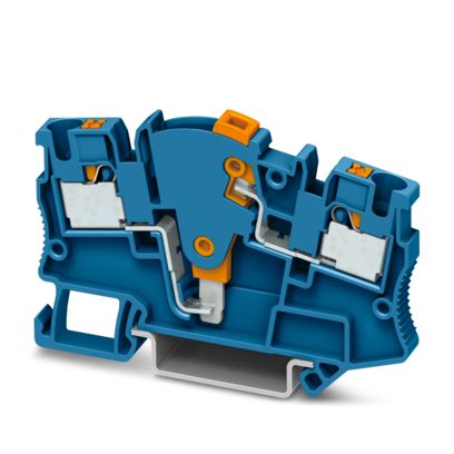 PTME 4 BU - Test disconnect terminal block (3212148)