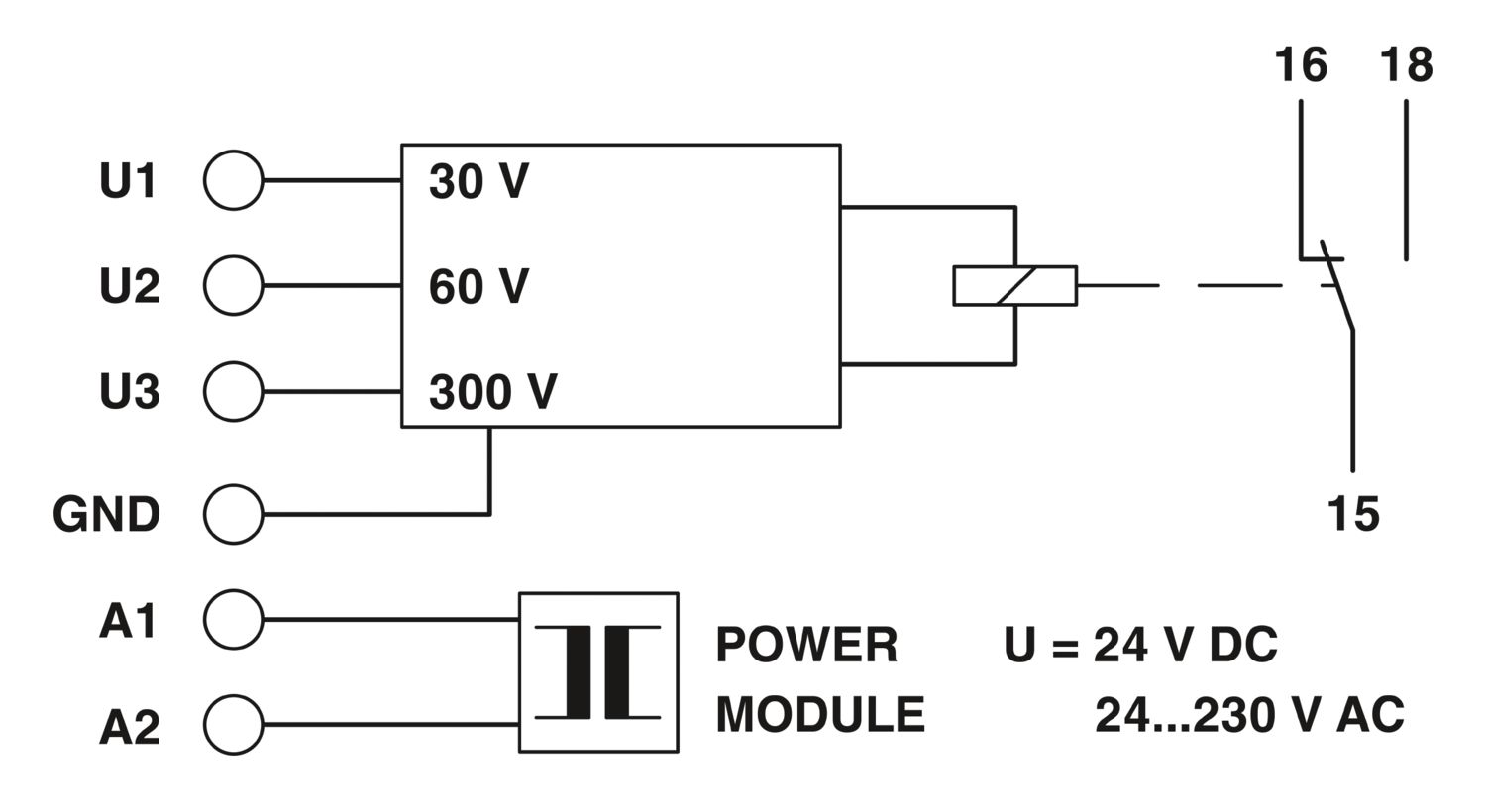 EMD-SL-V-UV-300 - Monitoring relay - 2866035 | Phoenix Contact