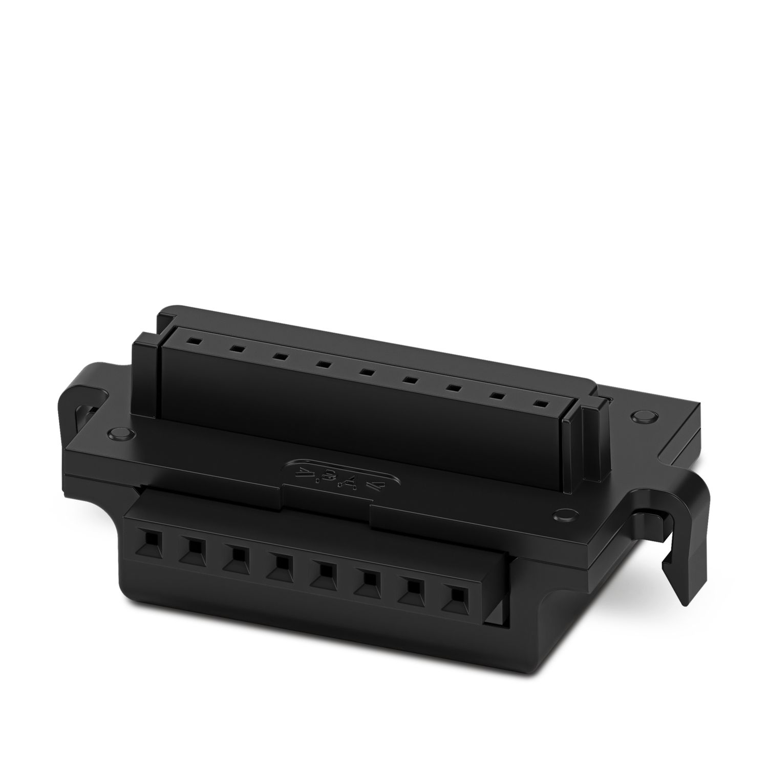 HBUS8 17,8-8P-1S BK - DIN rail bus connectors - 1249068