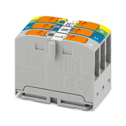Cầu đấu/ Phoenix Contact/ PTVFIX 2,5-L/N/GNYE/ 1300612