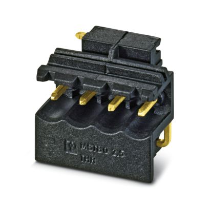 MSTBO 2,5/ 4-G1L THRR44 BK AU - Leiterplatten-Grundleiste