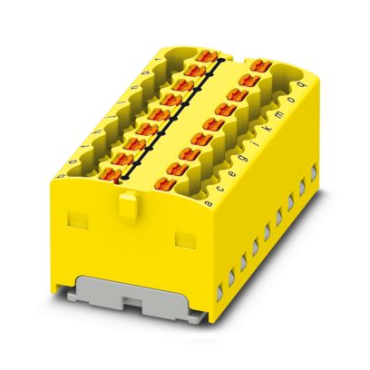 PTFIX 18X1,5 YE - Verteilerblock