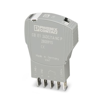 CB E1 24DC/1A NC P - Electronic circuit breaker (2800915)