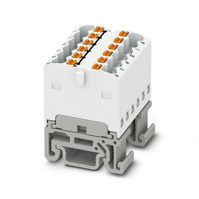 PTFIX 12X1,5-NS15A WH - Verteilerblock