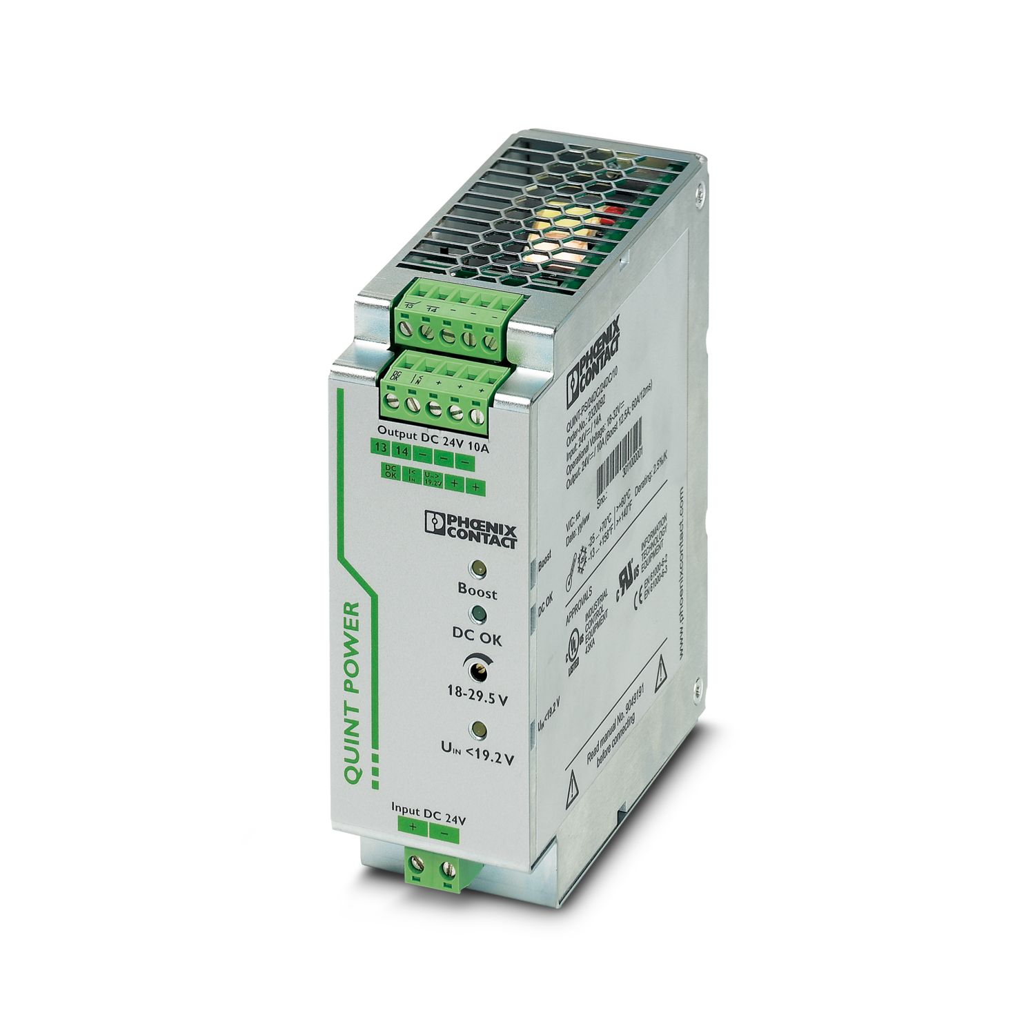 QUINT-PS/24DC/24DC/10 - DC/DC converter - 2320092 | Phoenix QUINT-PS/24DC/24DC/10 - DC/DC converter - 2320092 | Phoenix