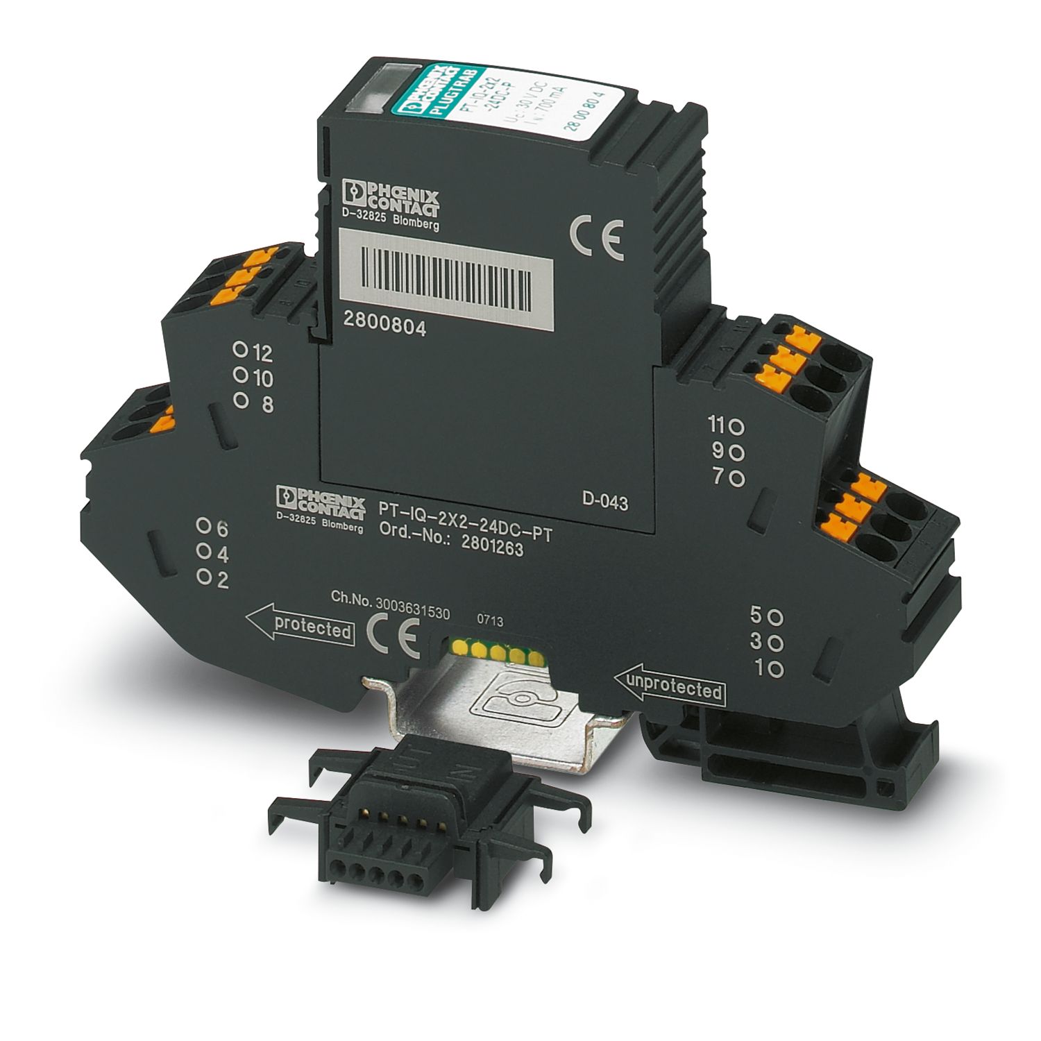 PT-IQ-2X2-24DC-PT - Surge protection device - 2801263 PT-IQ-2X2-24DC-PT - Surge protection device - 2801263