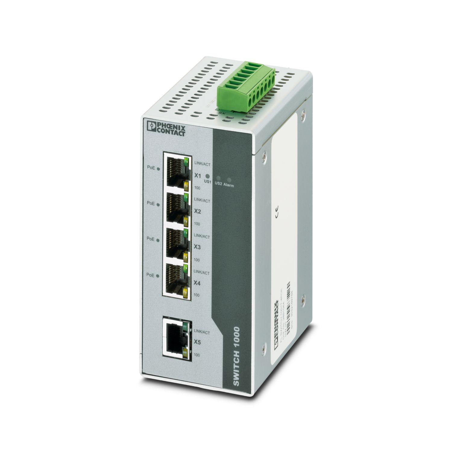 FL SWITCH 1001T-4POE - Industrial Ethernet Switch - 2891064 FL SWITCH 1001T-4POE - Industrial Ethernet Switch - 2891064
