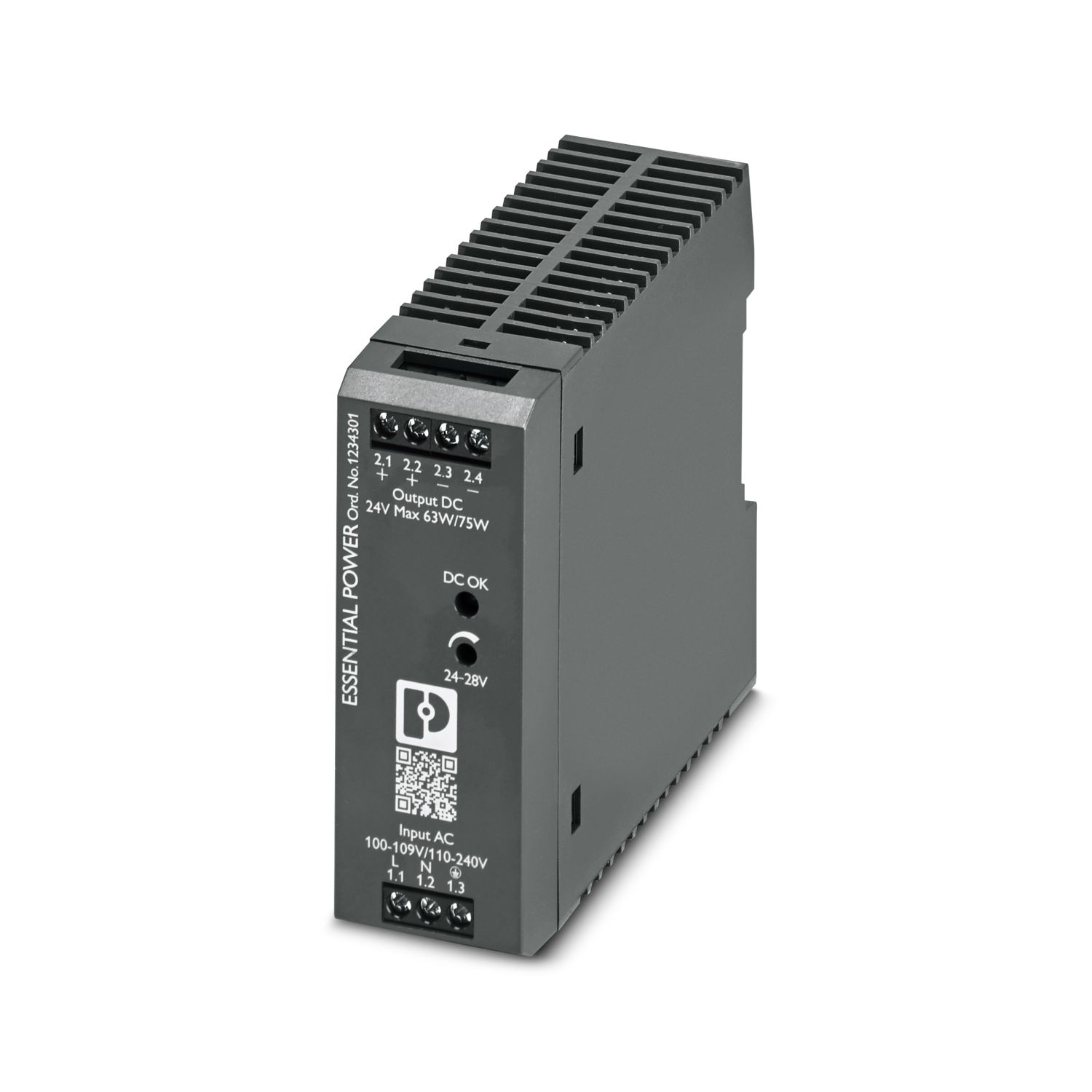 Bộ nguồn Phoenix Contact PS-EE-2G/1AC/24DC/75W/SC - Power supply unit 1234301