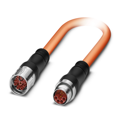 两侧均为塑封插拔式连接器-K-8E-M23M9/5,0-H00/M23F8-C5-S