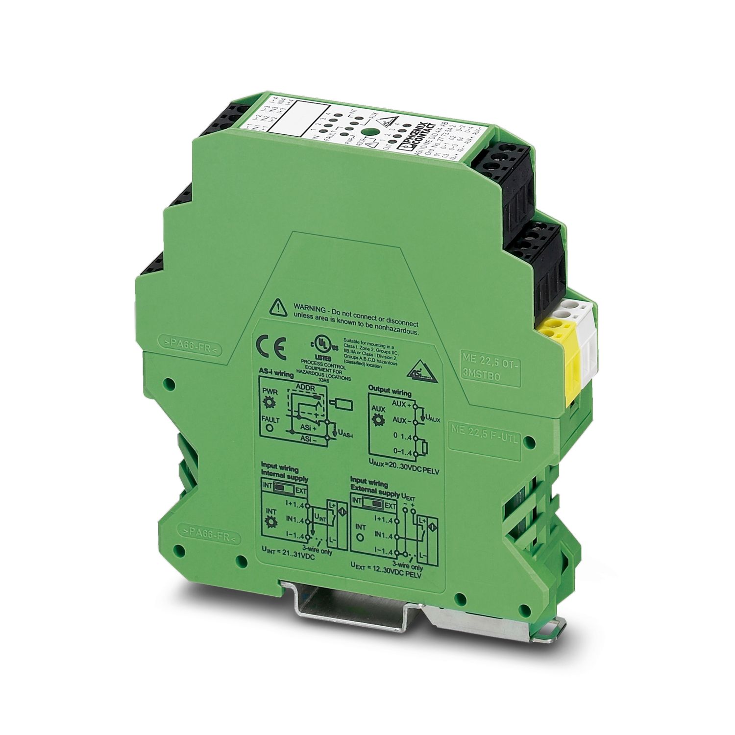 ASI IO ME DIO 4/4 AB - Distributed I/O device - 2773542 | Phoenix