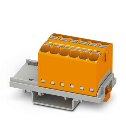 PTFIX 12X4-NS35 OG - Distribution block (3273566)