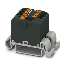 Distribution blocks for load and control current distribution