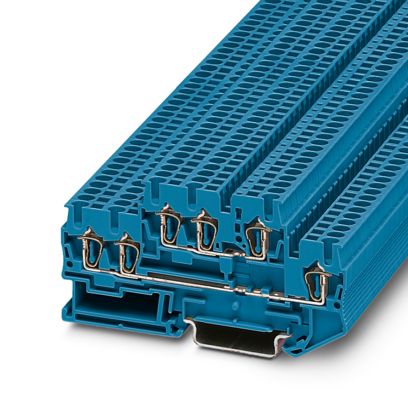 STTB 2,5-TWIN BU - Doppelstock-Zugfederklemme