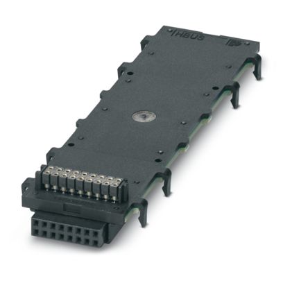 HBUS 107,6-16P-1S BK P1 - Tragschienen-Busverbinder