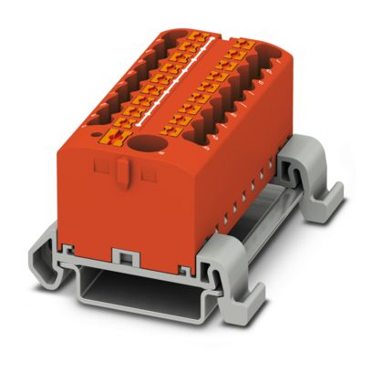 PTFIX 10/12X4-NS35A GY - Distribution block - 3273746