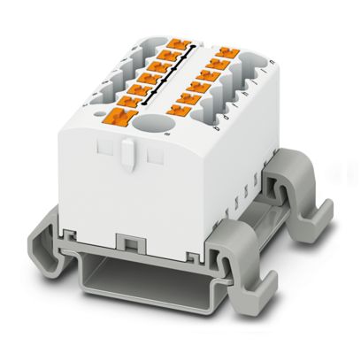 PTFIX 6/12X2,5-NS35A WH - Verteilerblock