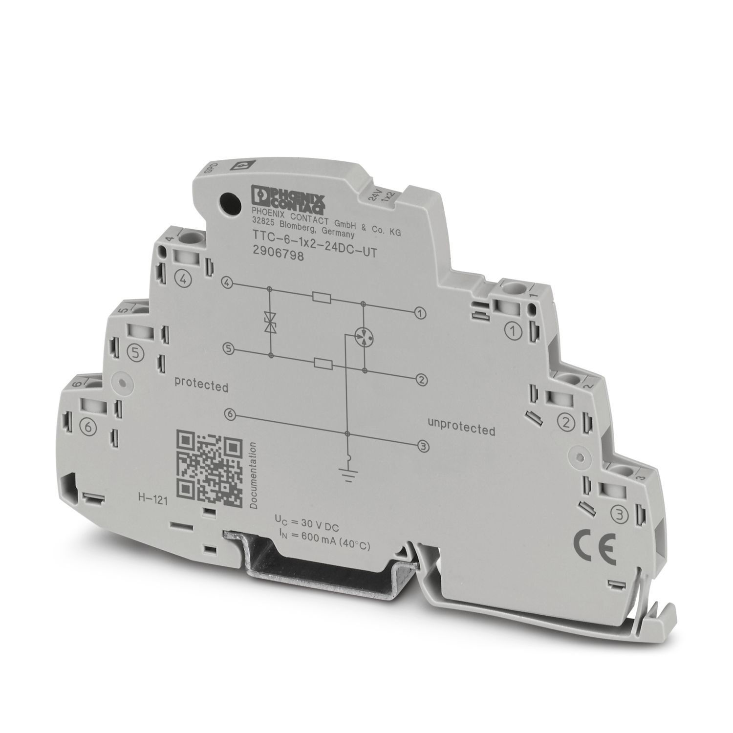 TTC-6-1X2-24DC-UT - Surge protection device - 2906798 TTC-6-1X2-24DC-UT - Surge protection device - 2906798