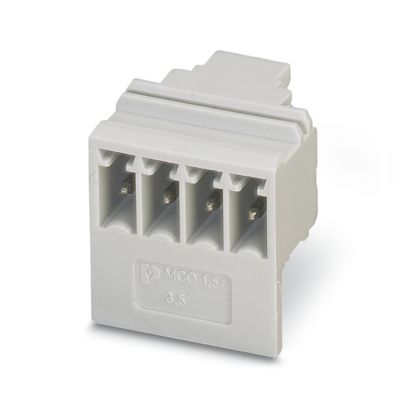 MCO 1,5/ 4-G1L-3,5 KMGY - Leiterplatten-Grundleiste