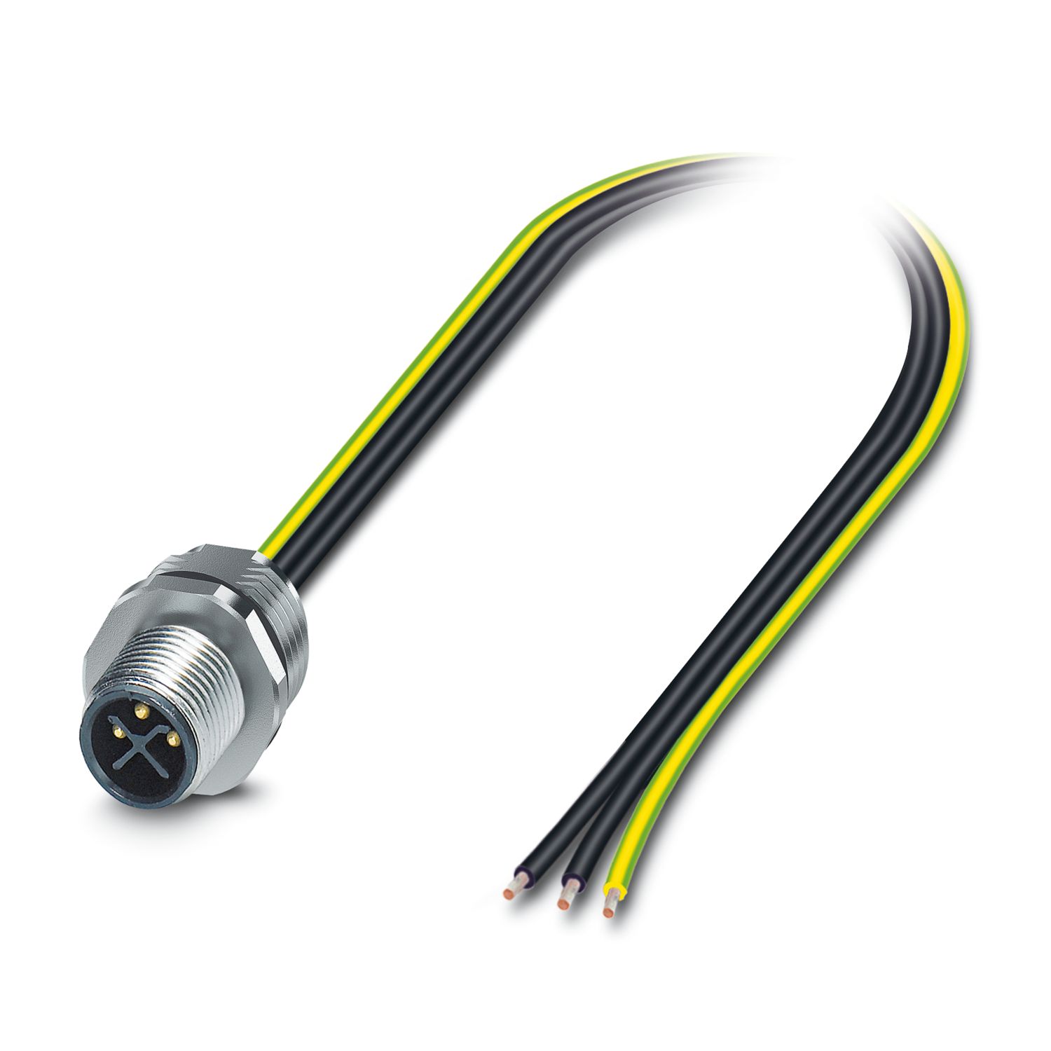 SACC-E-M12MSS-3P-M16/0,5 PE - Device connector front SACC-E-M12MSS-3P-M16/0,5 PE - Device connector front
