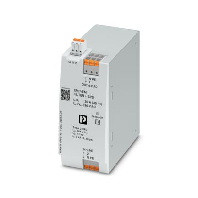 SFP2-1S-1-20A-230AC-PT - EMV-Filter-Überspannungsschutzgerät