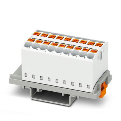 PTFIX 18X2,5-NS35 WH - Verteilerblock