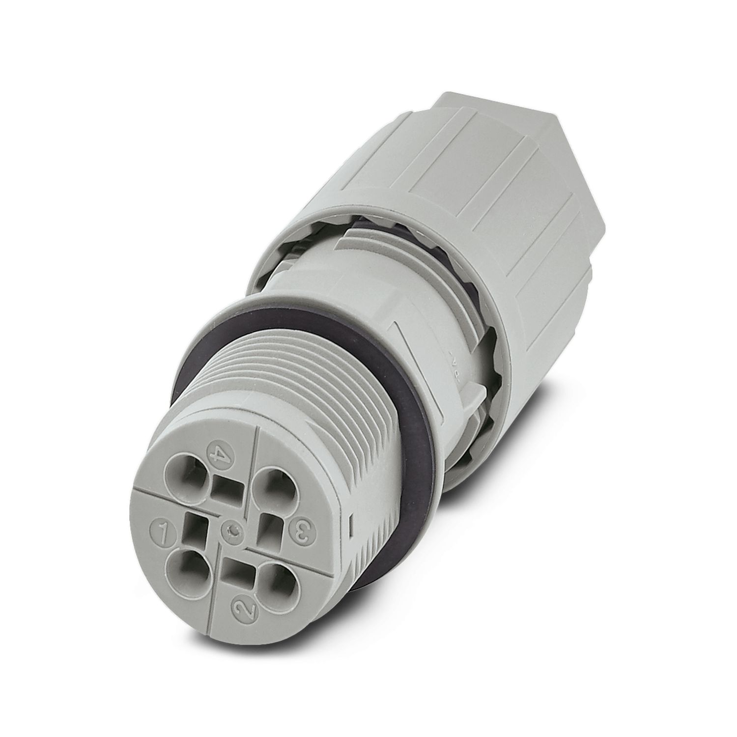 QPD W4X2,5 6-10 M25 DT GY - Panel feed-through - 1424002 QPD W4X2,5 6-10 M25 DT GY - Panel feed-through - 1424002