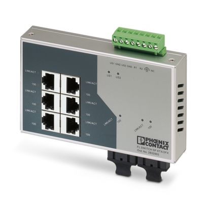 FL SWITCH SF 6TX/2FX - Industrial Ethernet Switch - 2832933