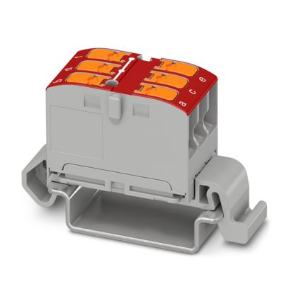 PTVFIX 6X2,5-NS35A RD - Distribution block (1019528)