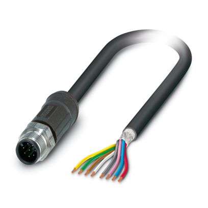 SAC-8P-M12MS/10,0-28X SH OD - Sensor-/Aktor-Kabel