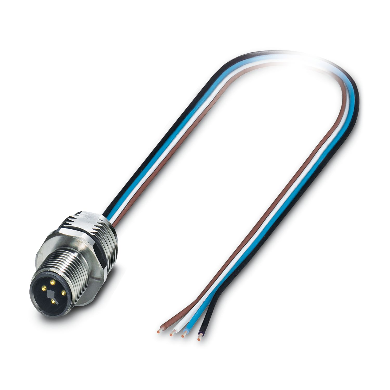 SACC-E-M12MST-4CON-M16/0,5X - Device connector front