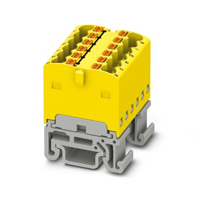 PTFIX 12X1,5-NS15A YE - Distribution block - 3002958 | Phoenix Contact