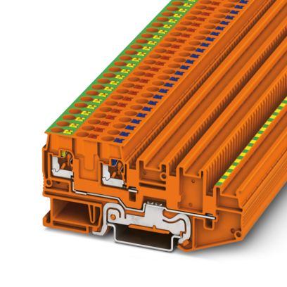 Cầu đấu cảm biến - PTIO-IN 2,5/4-PE OG - Initiator/actuator terminal block (3244481)