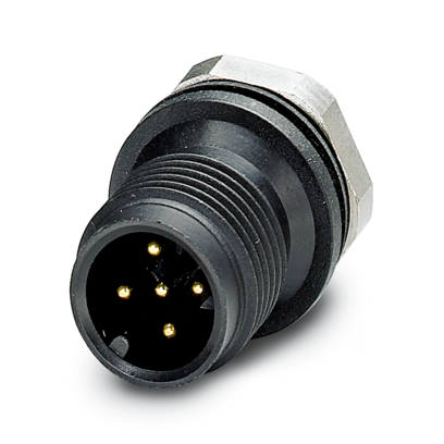 设备连接器 板前安装-SACC-E-M12MS-5CON-M12 PSCUP