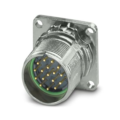 M23-17P1N8AW600S - Gerätesteckverbinder Vorderwand