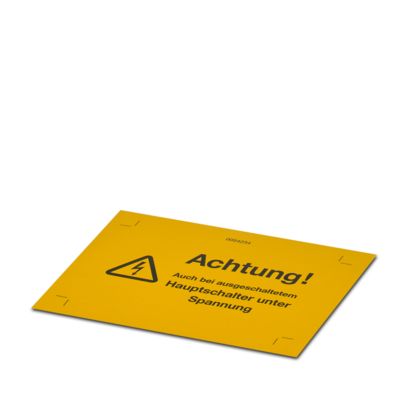 WS-K - Warnschild