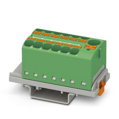 PTFIX 10/12X4-NS35 GN - Verteilerblock