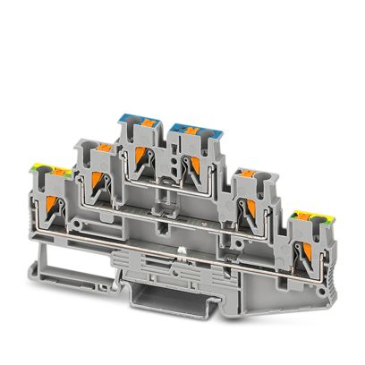Cầu đấu 3 tầng/ Phoenix Contact/ PT 2,5-PE/L/N/ 3210538
