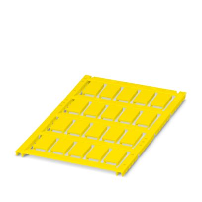 UCT-EM (17X10) YE - Einrastschildchen