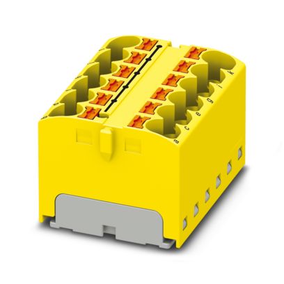 PTFIX 12X4 YE - Distribution block (3273818)