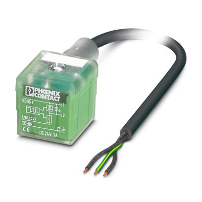 SAC-3P- 3,0-PUR/A-1L-R-ES - Sensor-/Aktor-Kabel - 1413114  