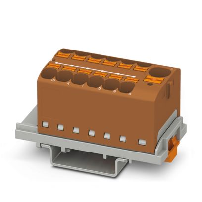 PTFIX 10/12X4-NS35 BN - Verteilerblock