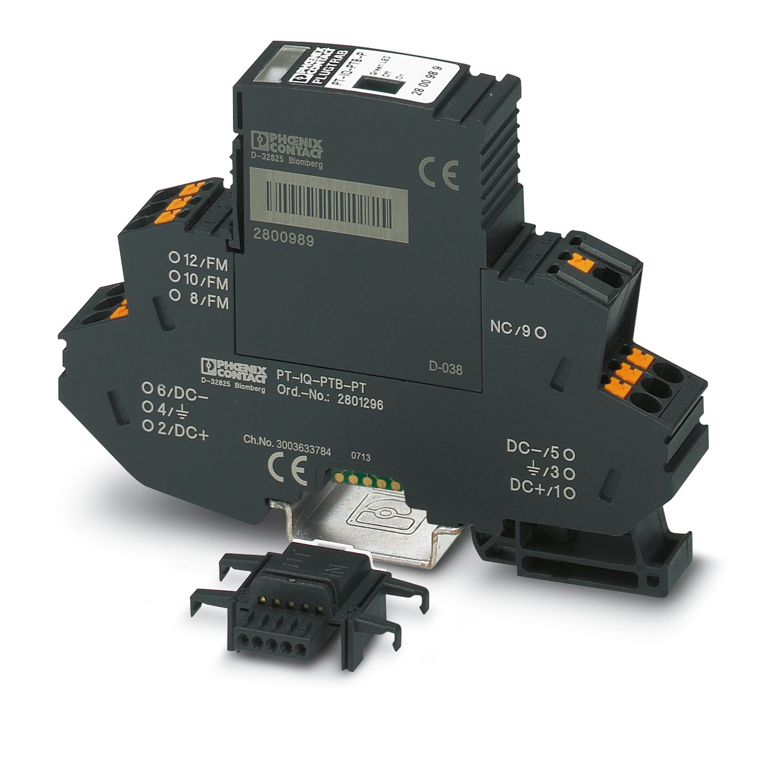 PT-IQ-3-HF+F-12DC-PT - サージ保護機器 - 2801289 | Phoenix PT-IQ-3-HF+F-12DC-PT - サージ保護機器 - 2801289 | Phoenix