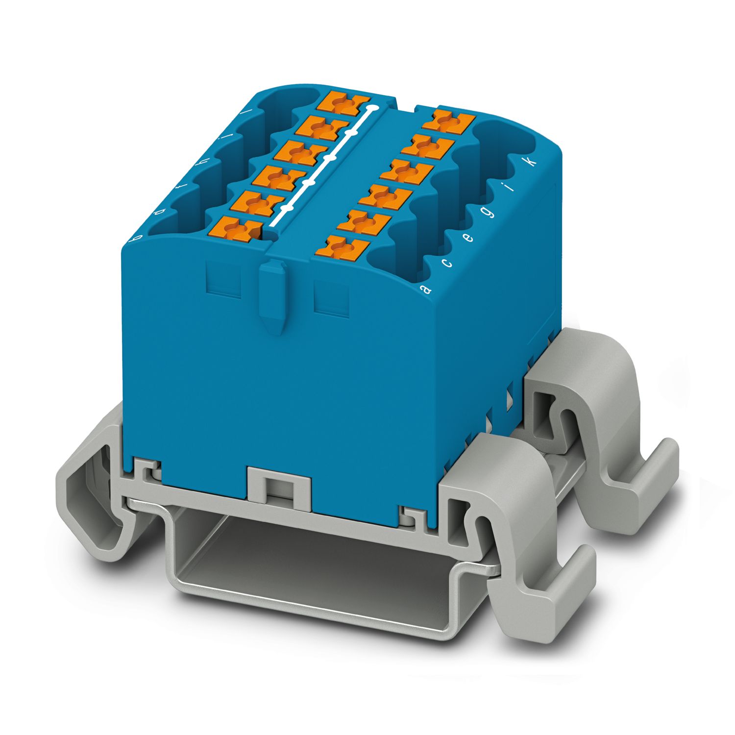 PTFIX 12X2,5-NS35A BU - Distribution block - 3273156